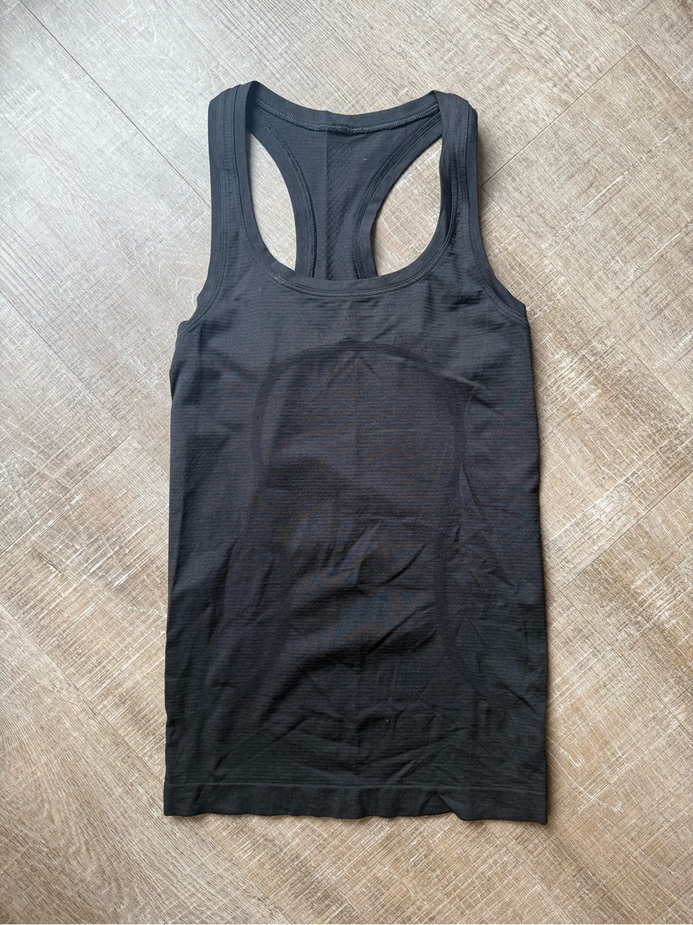 lululemon athletica Black Racerback Tank Top